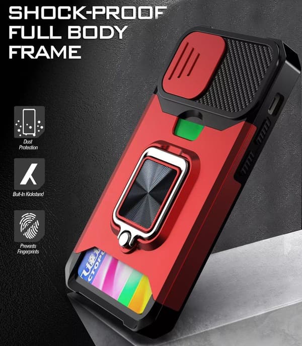 Skal Samsung Galaxy S22 -Multifunktionell Fodral -SVART