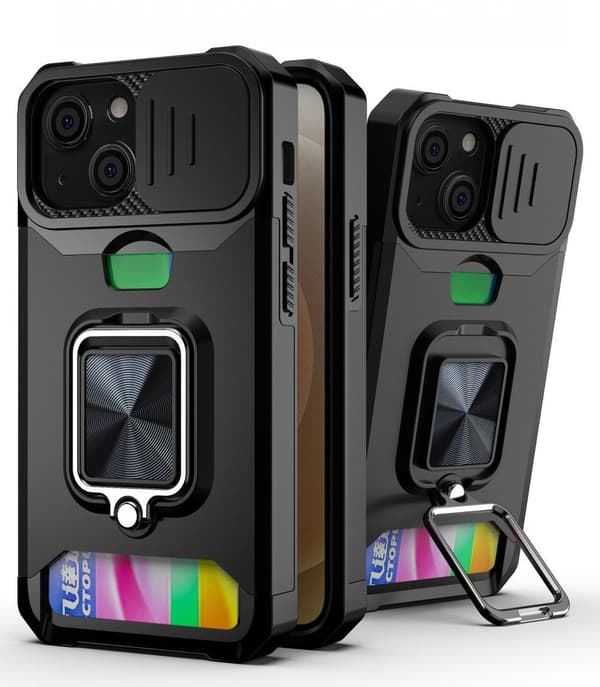 Etui Samsung Galaxy S21 FE-5G - Multifunktionel  Sag -SORT