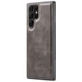 Pikkukuva 6 / 9: DG MING Samsung S22 Ultra 2-in-1 magneetti lompakkokotelo - Harmaa