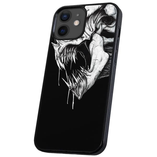 iPhone 12/12 Pro - Cover/Mobilcover Dødningehoved Monster