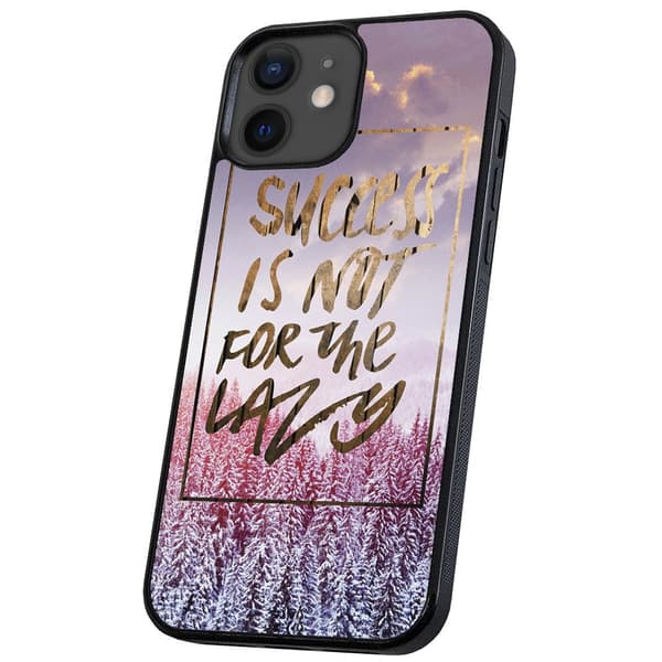 iPhone 12/12 Pro - Skal/Mobilskal Success Not Lazy