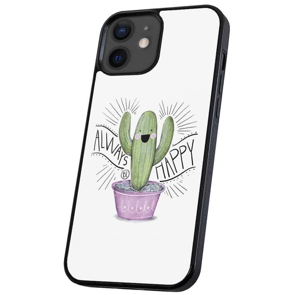 iPhone 12/12 Pro - Cover/Mobilcover Happy Cactus