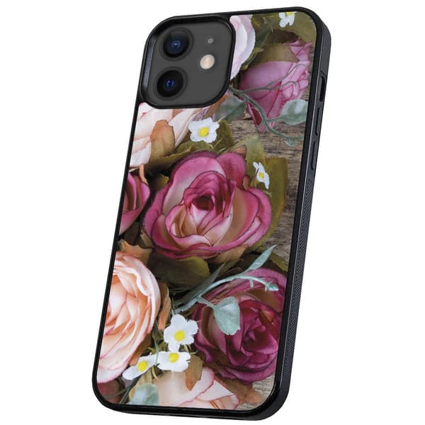 iPhone 12/12 Pro - Cover/Mobilcover Blomster