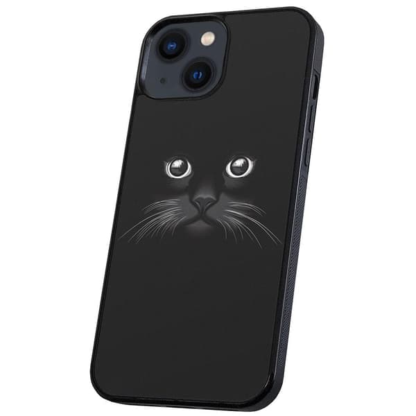 iPhone 13 - Skal/Mobilskal Svart Katt