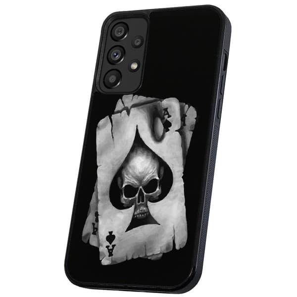 Samsung Galaxy A33 5G - Cover/Mobilcover Dødningehoved Kortspil