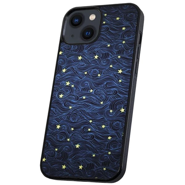 iPhone 13 - Cover/Mobilcover Stjernemønster