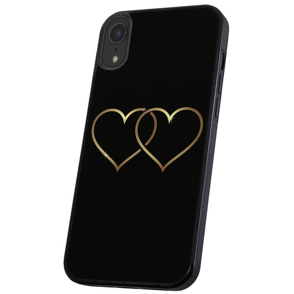 iPhone X/XS - Deksel/Mobildeksel Double Hearts