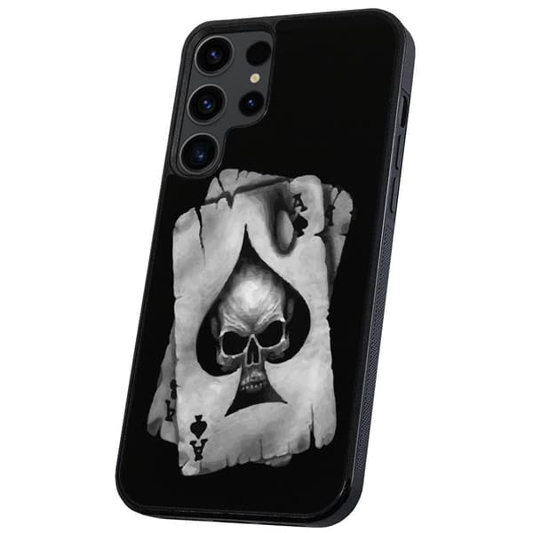 Samsung Galaxy S22 Ultra - Cover/Mobilcover Dødningehoved Kortspil