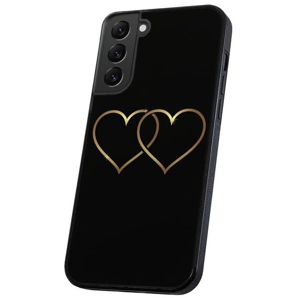 Samsung Galaxy S21 FE 5G - Deksel/Mobildeksel Double Hearts