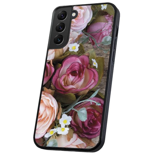 Samsung Galaxy S21 FE 5G - Deksel/Mobildeksel Blomster
