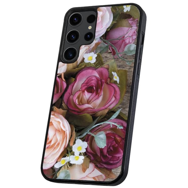 Samsung Galaxy S22 Ultra - Deksel/Mobildeksel Blomster