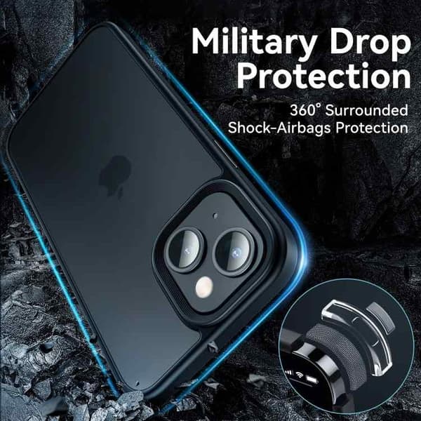 iPhone 13-etui - mat sort