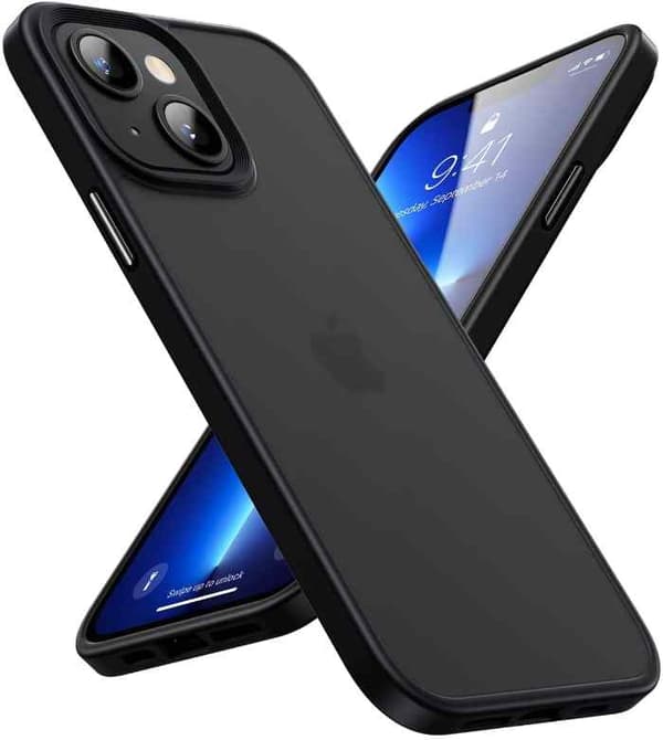 iPhone 13-etui - mat sort