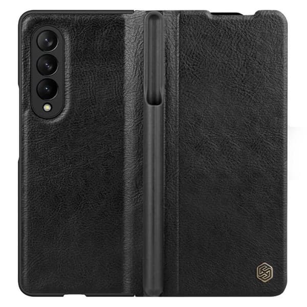 Nillkin Qin FlipCover Samsung Galaxy Z Fold 3 - Musta