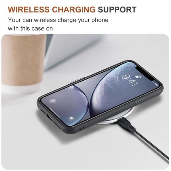 8-SLOT iPhone X / XS stødsikkert cover med magnetisk kortholder DG.MING Afmonter