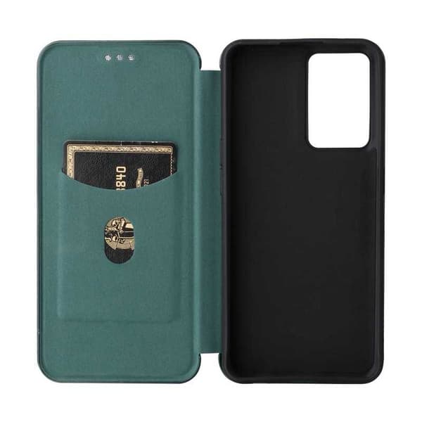 OnePlus Nord CE 2 5G Flipfodral Kortfack CarbonDreams Grön
