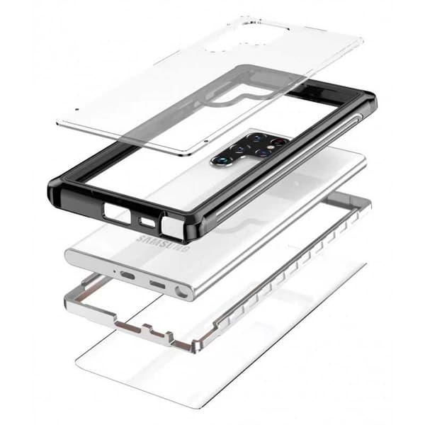 Samsung S22 Ultra Full Coverage Premium 3D-etui ThreeSixty