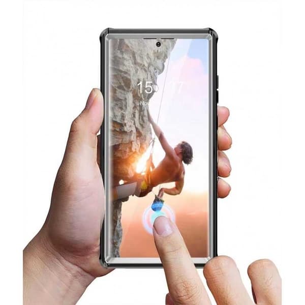 Samsung S22 Ultra Full Coverage Premium 3D-etui ThreeSixty
