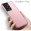 Miniatyrbillede 6 af 7: Samsung S21 Ultra tyndt letvægtsmobilcover Basic V2 Rose Gold