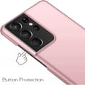 Miniatyrbillede 2 af 7: Samsung S21 Ultra tyndt letvægtsmobilcover Basic V2 Rose Gold