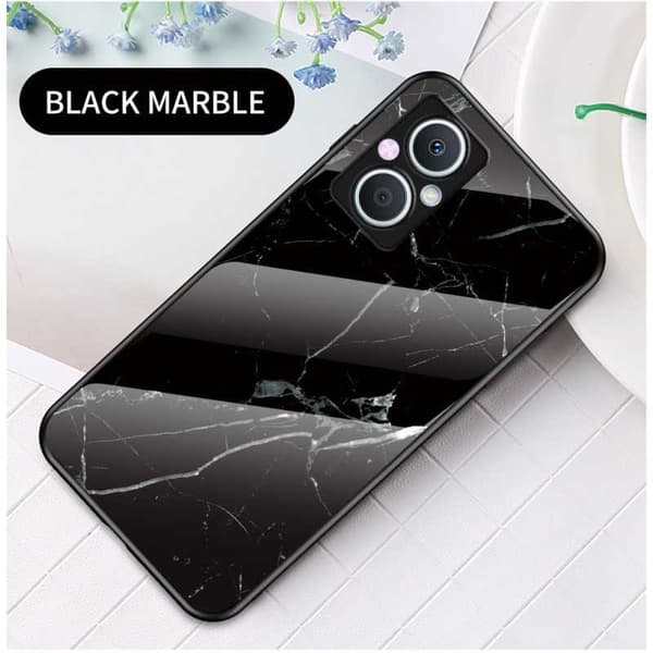 OnePlus Nord N20 5G Marmorskal 9H Härdat Glas Baksida Glassback V2