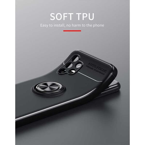 Samsung A13 4G Käytännöllinen iskunkestävä kotelo sormustelineellä V3