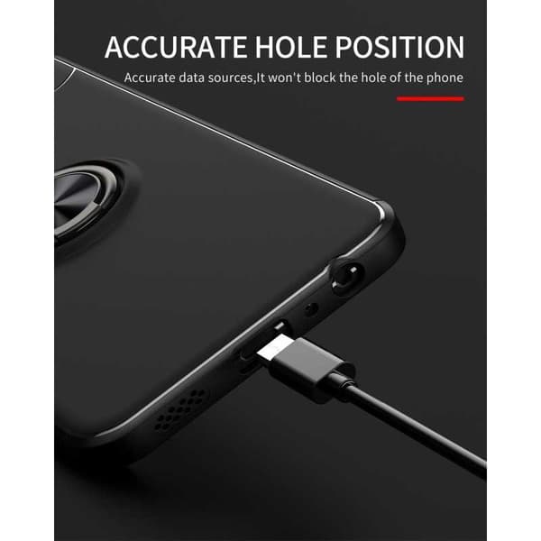 Samsung A13 4G Käytännöllinen iskunkestävä kotelo sormustelineellä V3