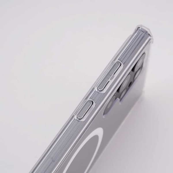 Samsung S22 Ultra Transparent Stötdämpande Skal MagSafe-Kompatibelt