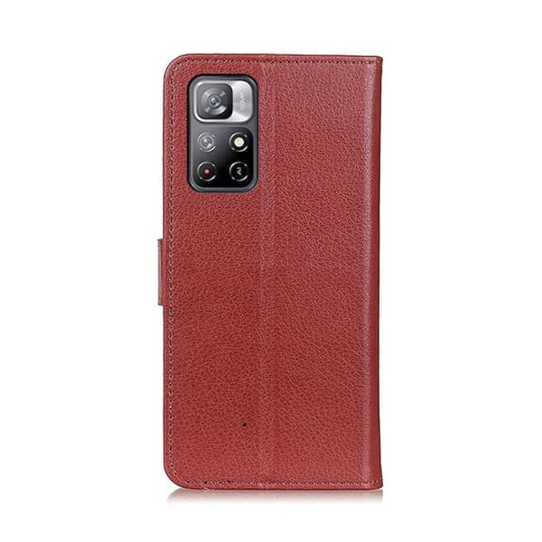Xiaomi Redmi Note 11 Plånboksfodral med Stativ - Brun