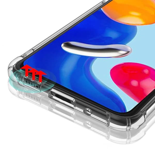 Stöttåligt Mobilskal Redmi Note 11 - Transparent