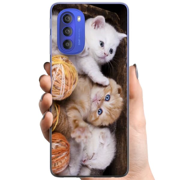 Motorola Moto G51 5G TPU Mobildeksel Katter