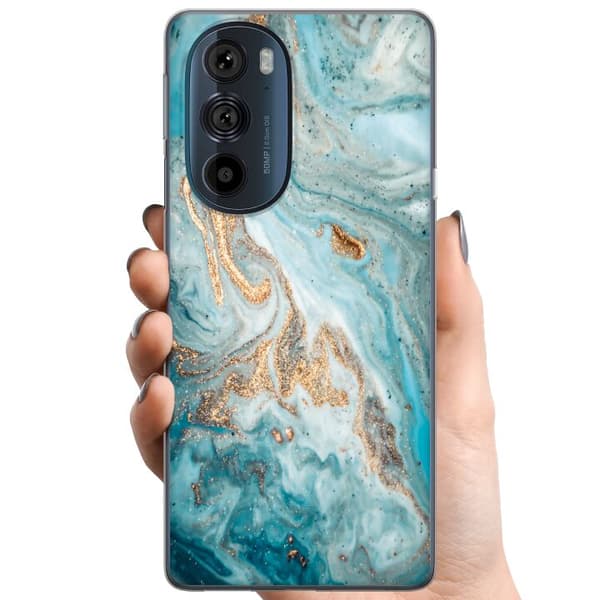 Motorola Edge 30 Pro TPU Mobilskal Magic Marble