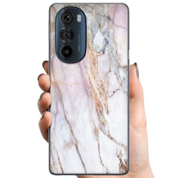 Motorola Edge 30 Pro TPU Mobildeksel Marmor
