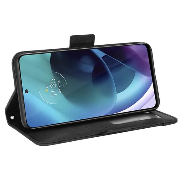 SKALO Moto G31 / G41 6-RUM Pungetaske - Sort