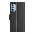 Pikkukuva 4 / 9: SKALO Moto G31 / G41 Premium Wallet Lompakkokotelo - Musta