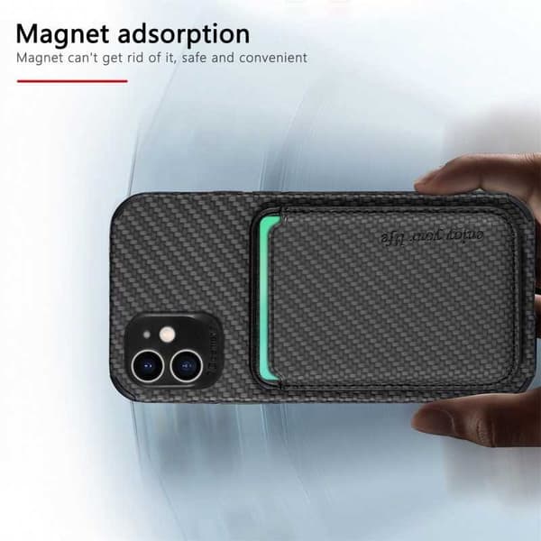 iPhone 11 Stöttåligt skal med Magnetisk Korthållare Magsafe RFID