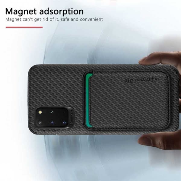 Samsung S20 Plus Stødsikker skal med magnetkortholder Magsafe RFID