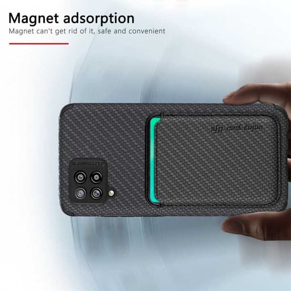 Iskunkestävä kuori Magsafe RFID:llä magneettikorttipidikkeellä Samsung A42 5G