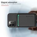 Miniatyrbillede 5 af 11: iPhone 12 Pro Max Stødsikker skal med magnetisk kortholder Magsafe RFID