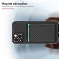Miniatyrbild 8 av 11: iPhone 13 Stöttåligt skal med Magnetisk Korthållare Magsafe RFID