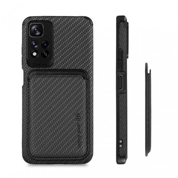 Xiaomi Redmi Note 11 Pro Stødsikker skal med magnetisk kortholder Magsafe RFID