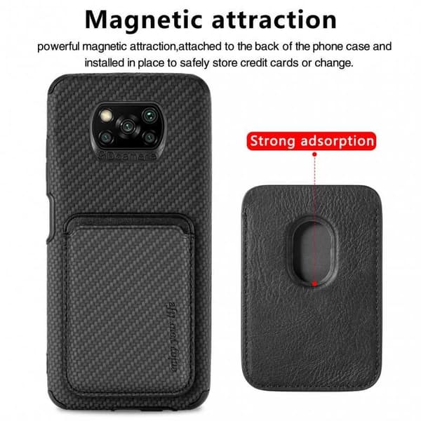 Xiaomi Poco X3 NFC Stöttåligt skal med Magnetisk Korthållare Magsafe RFID