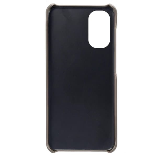 SKALO Moto G51 PU-nahkainen Korttikotelo - Harmaa