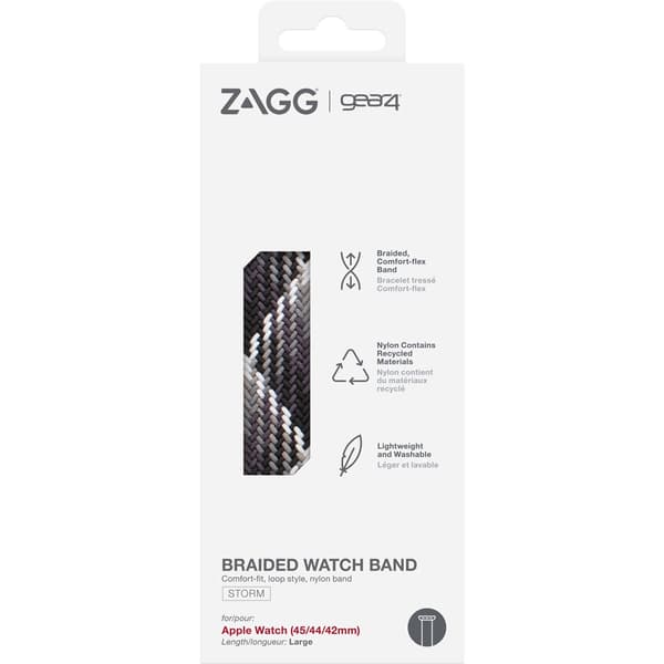 Gear4 Apple Watch 44/45/46mm/Apple Watch Ultra Ranneke Braided Watch Band Large Storm