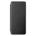 Pikkukuva 4 / 9: SKALO Moto G51 Carbon Fiber Lompakkokotelo - Musta