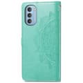 Pikkukuva 5 / 7: SKALO Moto G51 Mandala lompakkokotelo - Turkoosi