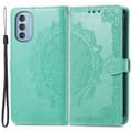 Pikkukuva 1 / 7: SKALO Moto G51 Mandala lompakkokotelo - Turkoosi