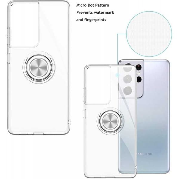 Samsung Galaxy S21 Ultra Shockproof Cover med Ring Holder Fresh