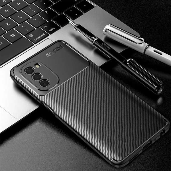 Motorola Moto G200 stødsikkert cover FullCarbon V4