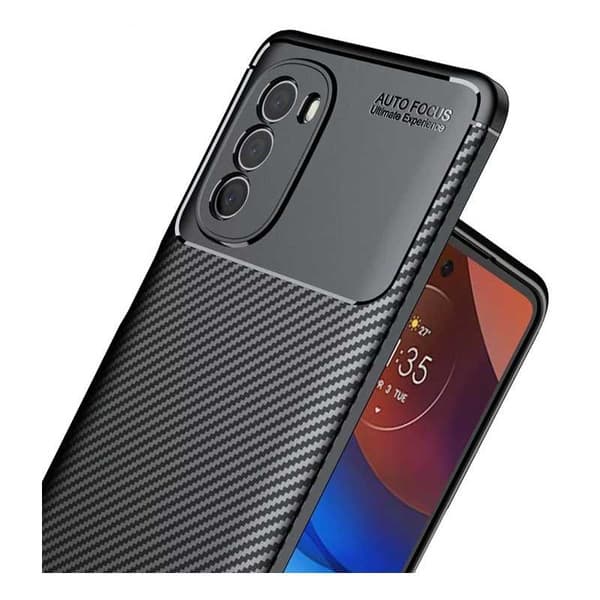 Motorola Moto G200 stødsikkert cover FullCarbon V4
